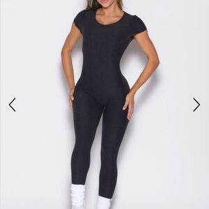 Bombshell Sportswear Charcoal Jumpsuit